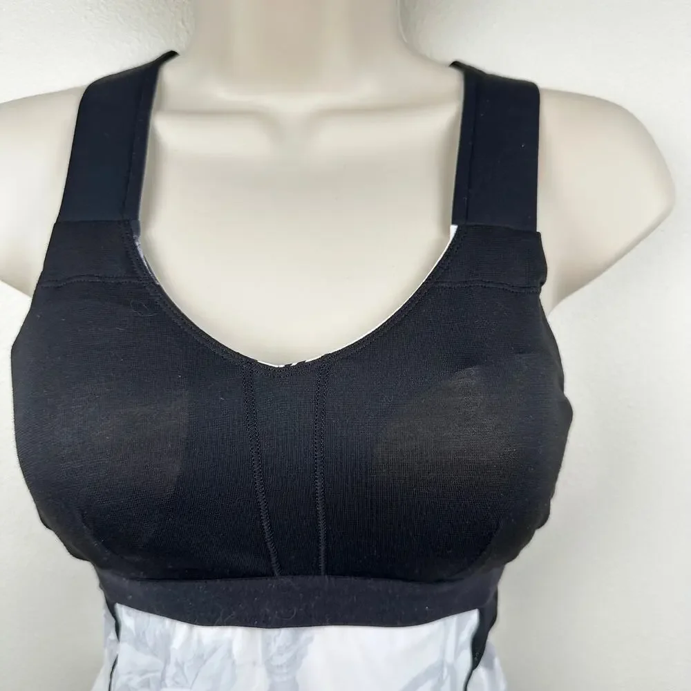 Lululemon Women's Lululemon Push Ur Limits Tank Brisk Bloom Black White Black 4